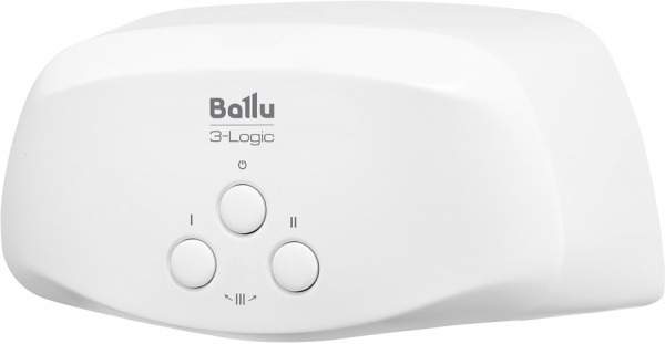 Электрический проточный водонагреватель 3,5 кВт Ballu 3-logic TS (3,5 kW) - кран+душ в Москве